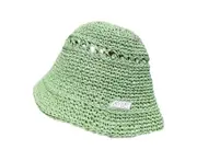 C13 Outdoor Wild Japanese Woven Fisherman Hat Beach Sunscreen Summer Small Brim Straw Hat Beggar Bucket Hat Vacation Travel Hat for Women