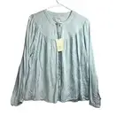 NWT! A New Day Women’s Light Blue Button Down Long Sleeve Blouse Size Medium