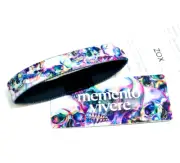 ZOX **MEMENTO VIVERE** Silver Single Large Wristband w/Card NIP