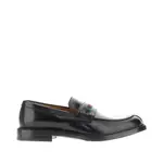 [GUCCI] GUCCI Leather loafers with Web detail Man 8+ 8+ Black
