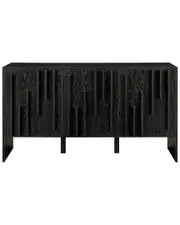 Walker Edison Contemporary Wood Detailed-Door Sideboard