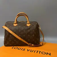 在飛比找PopChill優惠-[二手] Louis Vuitton LV 老花字紋 Spe