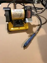 3 " Mini BENCH GRINDER / POLISHER with 40" FLEX SHAFT sand polish grind hobby