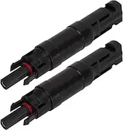 2 PCS Solar Connectors, 20A IP67 Waterproof Inline Solar Fuse Holder, 1000V Photovoltaic Connectors with Diode Solar Panel Connector, Solar Panel Cable Connectors for Solar Panel