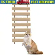 Cat Climbing Frame Bridge Ladder Sisal Rope Tree Tower Pet Furniture Exercise US