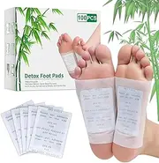 Foot Detox Patches,100 PCS Natural Detox Foot Pads, Detox Foot Patches with Natural Bamboo Vinegar | Purify Body, Relieve Stress, Improve Sleep & Circulation