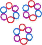Sets Protective Finger Rings for Scissors Soft Silicone Inserts for Hair Shears for Barbers and Stylists Pcs