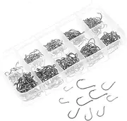 GANAZONO 300pcs Fishing Lures Kit Fishing Hooks Assortment Freshwater Saltwater Fish Hooks
