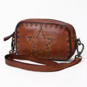 SW Spaghetti Western Swc166Cg Small Crossbody Vintage Handmade Drum Dyed