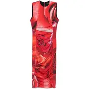 [Roberto Cavalli] Roberto Cavalli-Abiti Rosso-Donna 46 IT