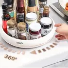 Countertop Seasoning Container Spice Rack 360 Degree Rotating Spice for Kitchen