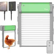 Advwin Automatic Chicken Coop Door Opener Solar Timer Auto Light Sensor Remote Control