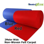Blue Red Felt Carpets Aisle Runner Hallway Wedding Party In/Outdoor Decoration