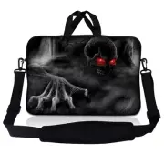 11.6 Inch Laptop Bag Sleeve Case with Shoulder Strap Chromebook Macbook Horror
