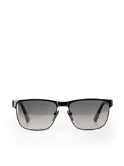 Black Square Frame Gradient Sunglasses