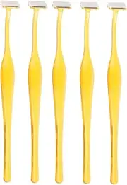 Ipetboom 5pcs Portable Eyebrow Trimmer Gentle Facial Hair Razor for Women Safe Female Eyebrow Remover Compact Beauty Tool for Travel Random Color