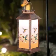 Solar Lantern Outdoor Waterproof Hummingbird Garden Decor Birthday Gifts for Wom