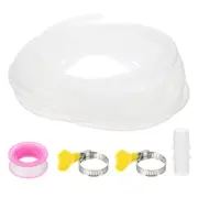 50Ft Air Conditioner Drain Hose Universal Mini Split AC Drain Hose Clear