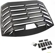 Car Accessories Rear Window Louver Top Wing Spoiler Panel Air Outlet Diffuser Shutter Frame Compatible for Subaru BRZ and Toyota GT86 86(Matte Black)