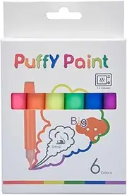 Magic Puffys Paint Pens, Bubble Drawing Pens, Magic Puffys Pens, Bubble Pen Puffys Art Safe Pen, Coloring Book Marker Set for Greeting Cards Kids Christmas