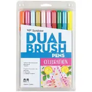 Tombow Dual Brush Pen Celebration 10 Pack