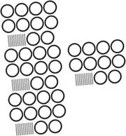 40 Sets Apron Washer Pin Drill Socket Rubber Ring Drill Wrench Pin Impact Socket Retainer Rings Impact Wrench Retainer Rings Drive Wrench Pin Impact Socket Rings