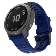 Silicone Sport Band Strap For Garmin Fenix 5x/5x Plus/6x Midnight Blue