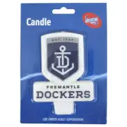 Fremantle Dockers Freo AFL Team Logo Birthday Candle Christmas Work Man Cave