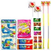 Monster Munchies Showbag w/ Spooky Blobs/Chew Bar/Rainbow Straws/Sour Chews