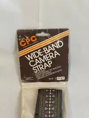 CPC Wide Band Camera Strap. Vintage Design. Film Holder