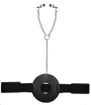 Master Series - Detained Restraint System + Nipple Clamps (AD719)