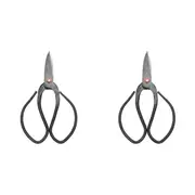 2PK Esschert Design Bonsai Trimming Shears Garden/Outdoor Tool Carbon Steel Sml