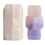 Silicone Vases Mold For Crafting Geometrics Shape And Homes Design Resin Mould