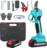 Electric Pruning Shears, Cordless Electric Branch Pruner, LED Digital Display Professional Pruning Shears, Cutting Diameter 30 mm, Suitable for Pruning Garden Fruit Branches, Flowers, Shrubs, Bonsai