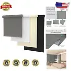 Thermal Insulated Gray Blackout Roller Blinds - Safe Cordless Operation, 40”