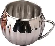 Amosfun Cocktail Glass Insulated Mug Halloween Beverage Mugs Mirror Drink Mug Coffee Mug Moscow Mule Cup Creative Beverage Mugs Vintage Antique Mugs Drinking Mugs 304 Stainless Steel