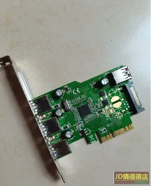 西霸FG-EU309A臺式機PCI-E 4X轉3口USB3.0卡支持蘋果MAC系統EJ198