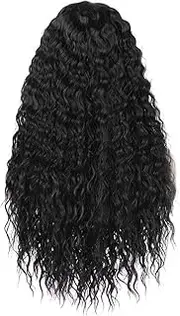 European And American Wigs For Women With Long Curly African Hair, Black Fluffy Chemical Fiber Hair Wigs