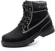 [sofysofy] Womens Work Hiking Boots Women Waterproof - Comfortable Womens Outdoor Ankle Boots Lightweight Snow Winter Boots for Trekking Walking Backpacking