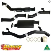 3" Full Exhaust For 79 Series Landcruiser VDJ79R V8 Ute My17 On Cat And Muffler (for: Toyota)