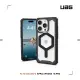 【UAG】iPhone 15 Pro 磁吸式耐衝擊保護殼（按鍵式）-全透黑（黑圈）(支援MagSafe功能)