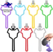 Pack of 7 Dog Poop Bag Clips, Poop Bag Holder Clip, Dog Poop Bag Holder, Pet Poo