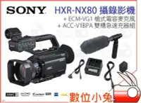 在飛比找Yahoo!奇摩拍賣優惠-數位小兔【SONY HXR-NX80 專業級攝影機 超值包 