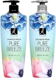 Perfumed Pure Breeze Hair Shampoo+Conditioner Set 600mlx2