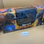 Godzilla Soft vinyl figure Bandai Clash sound Godzilla vs Orga 2000 Unopened
