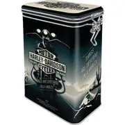Nostalgic Art 17.5cm/1.3L Clip Top Tin Metal Storage Harley Things are Different