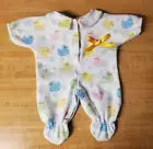 FLANNEL DUCK DUCKS SLEEPER for 14" PREEMIE CPK Cabbage Patch Kids