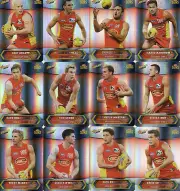 2015 AFL SELECT CHAMPIONS SILVER PARALLEL GOLD COAST SUNS FULL TEAM SET 12 CARDS