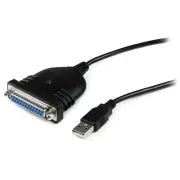 Star Tech USB to DB25 Parallel Printer Adapter 6ft Cord Cable for Computer/PC