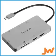 Targus USB-C Dual HDMI 4K Docking Station with 100W Power Delivery Pass-Thru